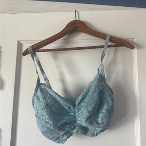 Elegant Lace Bralette in Soft Blue